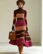 Sylvia coltrui midi-jurk