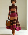 Sylvia coltrui midi-jurk