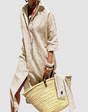 Nichole™ elegante gestreepte zomerjurk