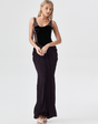 Lunara jurk met mesh patchwork