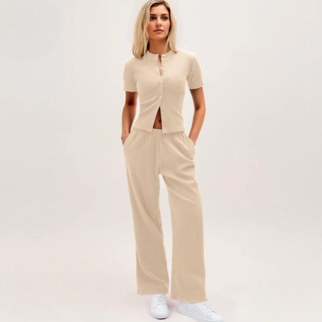 VELIYA Co-Ord – Casual comfort, moeiteloze stijl