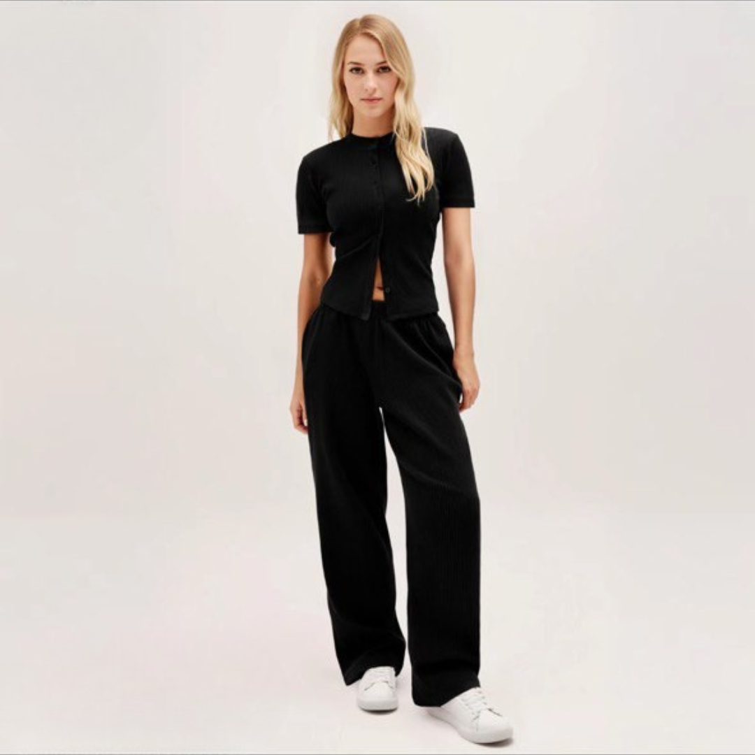 VELIYA Co-Ord – Casual comfort, moeiteloze stijl