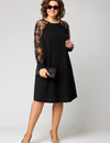 Edyth™ Elegante Kanten Jurk