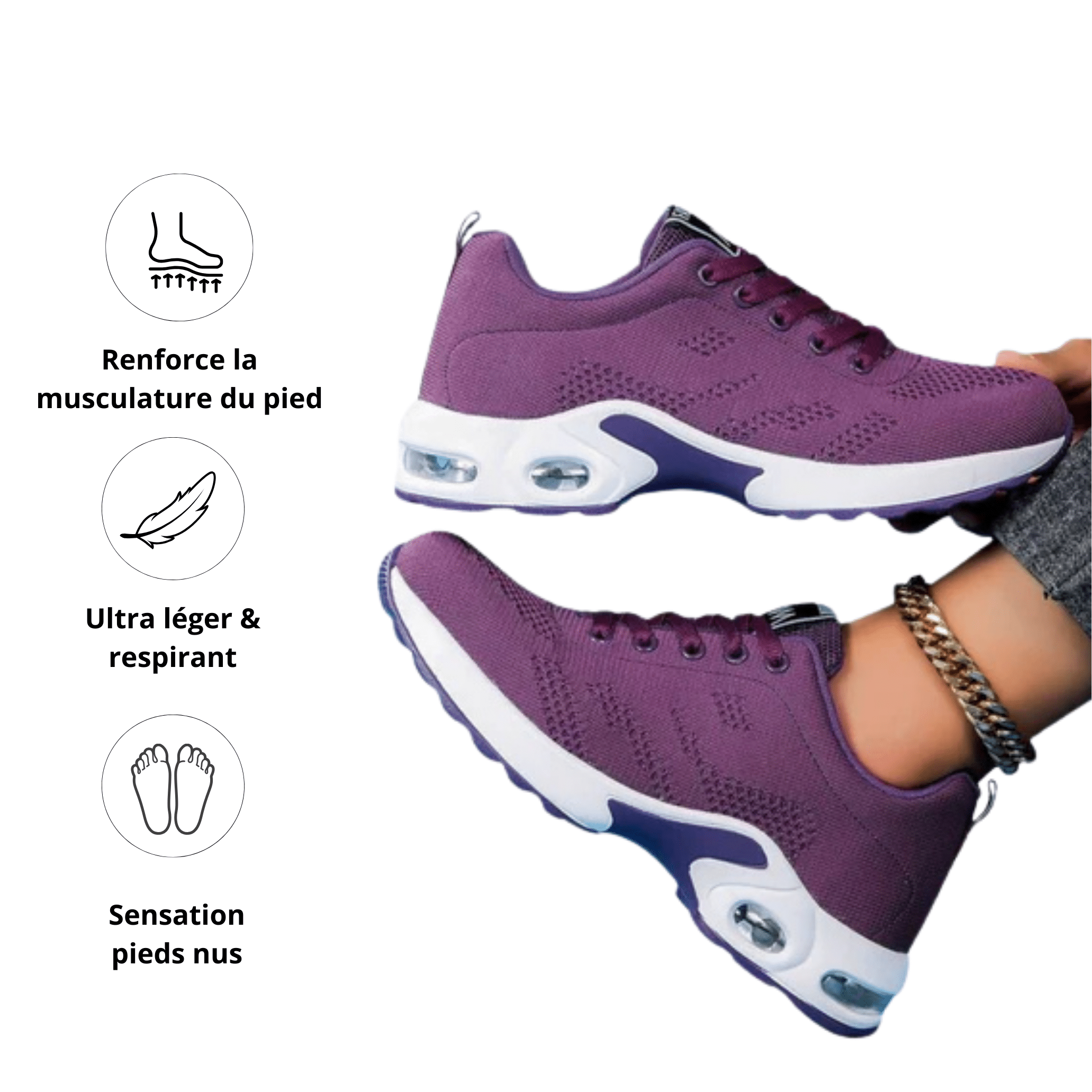 PosturFlex Sneakers - Optimale ondersteuning, totaal comfort