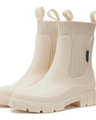 Antislip, waterdichte laarzen met dikke zool tot halverwege de kuit