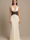De Seraphina kanten maxi-jurk