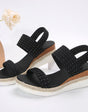 Zomerse sleehak sandalen