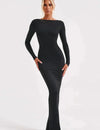 Poppy | Maxi-jurk met diepe V-hals