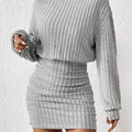 POPPY™ - Minimalistische geribbelde coltrui-jurk