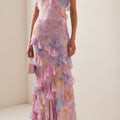 Aleah | Lichtgewicht mouwloze maxi-jurk