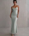 Pauline - Elegante, sensuele maxi-jurk met open rug