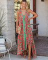 Strapless vakantie zomer boho jurk