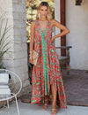 Strapless vakantie zomer boho jurk