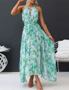 Elegante jurk met bloemenprint