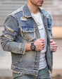 Retro denimjas voor heren