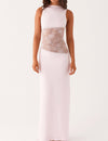 Elegante maxi-jurk van kant