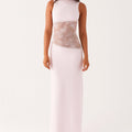 Elegante maxi-jurk van kant