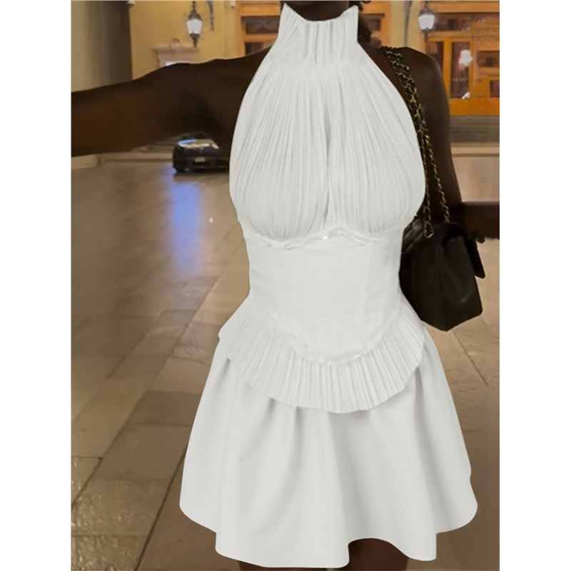Élise | Hepburn jurk met hoge taille