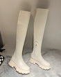 BreezeKnit overknee laarzen