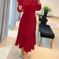 Aria | Prachtige maxi-jurk met blote schouders