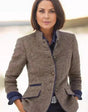 Audrey - Klassieke damesblazer van wolmix, limited edition