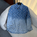 Damesoverhemdjas van stevig denim