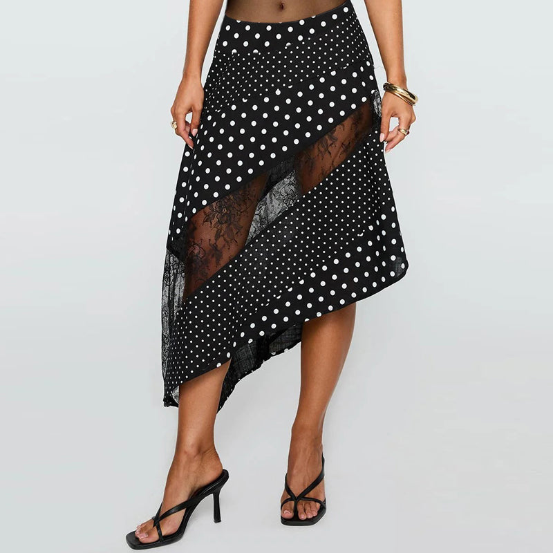 Noelle kanten maxi-rok