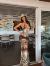 Marbella Bodysuit met vetersluiting en diepe V-hals