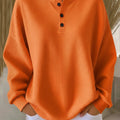 Anne | Comfortabele wafelgebreide Henley