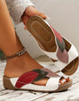 Clara™ – Instapsandalen met bladmotief voor dames