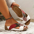 Clara™ – Instapsandalen met bladmotief voor dames