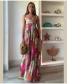 Petal Whisper Maxi-jurk