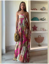 Petal Whisper Maxi-jurk