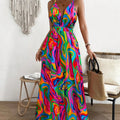 Elegante jurk met stippen