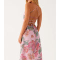 IslaBloom™ Maxi-jurk met kruisbandjes