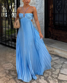 Tansy - Summer Glow Halter Maxi Jurk