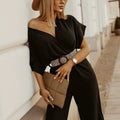 NovaEase™ Jumpsuit met elastische taille en vleermuismouwen