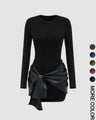 Elegant mini-jurkje met gespdetails