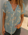 BloomMuse™ Digitale V-Cardi Top