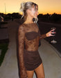 Elegante kanten bodycon jurk