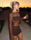 Elegante kanten bodycon jurk