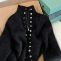 Elegant gebreid vest met hoge taille