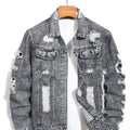 Herenjas van verwassen denim