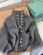 Elegant gebreid vest met hoge taille