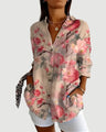 Ida™ | Artistieke Blomst Bluse