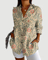 Nora™ | Artistieke Bloei Blouse