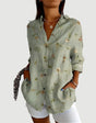 Amalie™ | Artistieke Blomst Bluse