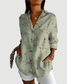 Amalie™ | Artistieke Blomst Bluse