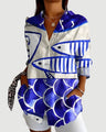 Malou™ | Artistieke Blomster Bluse