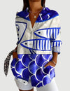Malou™ | Artistieke Blomster Bluse
